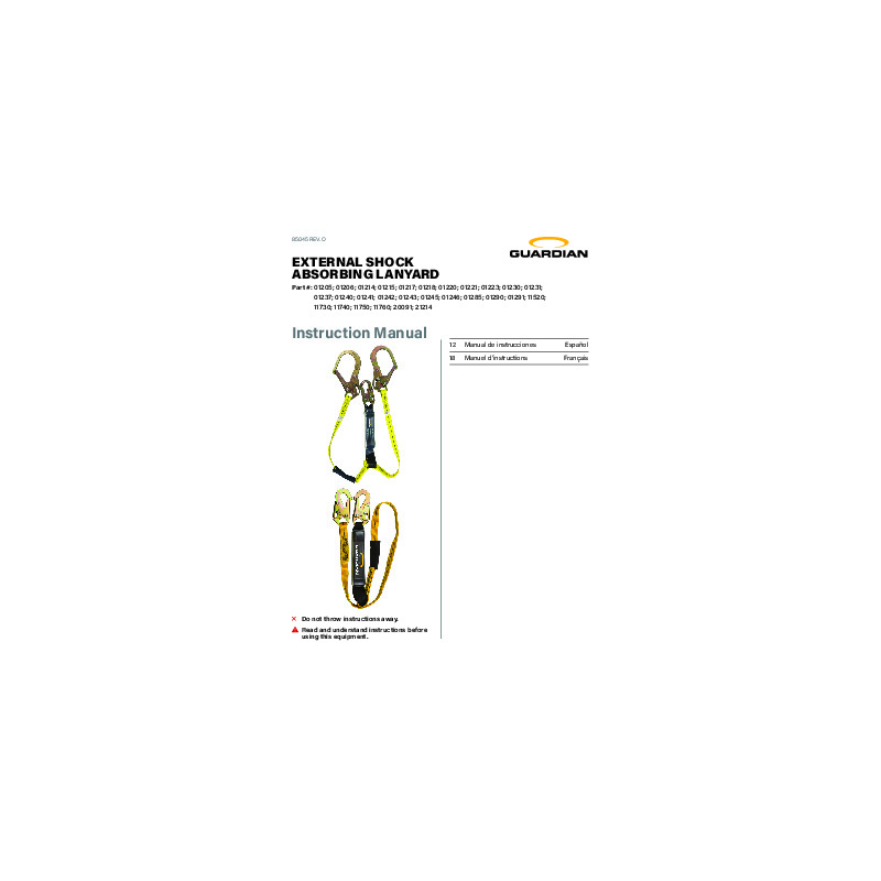 Tiger Tail Stretch Lanyard (United States) | Guardian Fall Protection